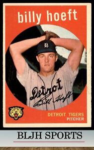 1959 Topps #343 Billy Hoeft  Detroit Tigers