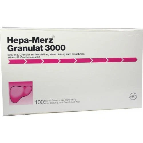 MERZ PHARMACEUTICALS GMBH HEPA MERZ Granulat 3.000 Btl. 100 St PZN 7620639