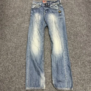 Gstar Raw Attacc Low Straight Mens Blue Jeans Size W31 L32 (REFA14-3) - Picture 1 of 3