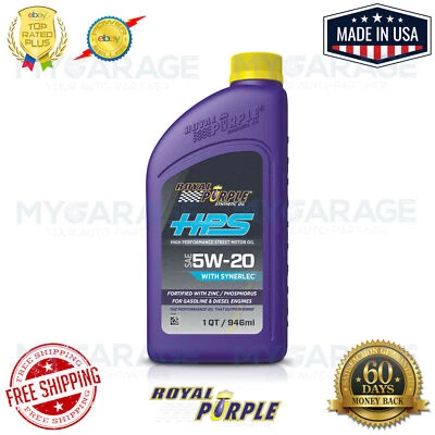 Aceite de motor de calle Royal Purple 31520 Performance HPS 5W-20 1 QT. Foto 1 de 4