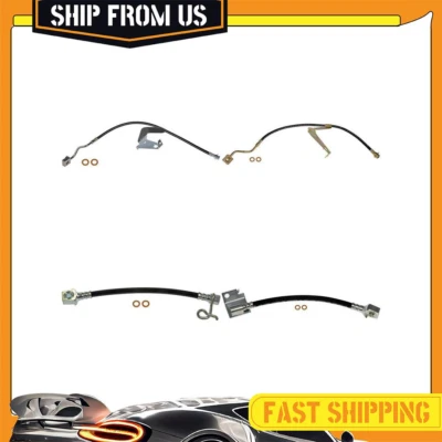 Mangueira de freio linha de freio dianteira traseira para Ford F-550 Super Duty 2005-2010 - Imagem 1 de 4