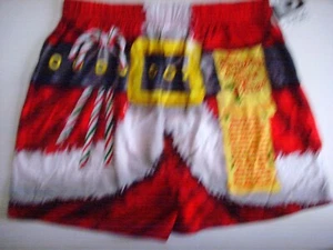 Santa Naughty & Nice List M Medium Christmas Men's Boxer Briefs NWT NEW - Picture 1 of 1