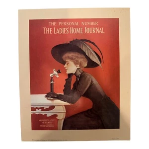 The Ladies Home Journal Cover January 1912 Art Print Victorian Chic - Picture 1 of 3