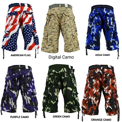 Pantalones Cortos Carga Hombre FOCUS Ejército Camuflados Tallas: 30-44 Foto 1 de 3