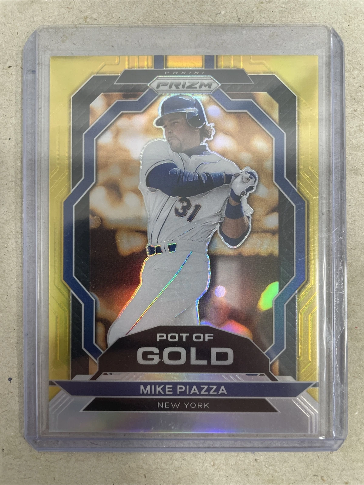 2023 Panini Prizm - Pot of Gold Gold Prizm #PG14 Mike Piazza #/10
