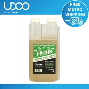 Pyrate Natural Insecticide Conc 1L High Strength Natural Pyrethrum Insect Spray - Picture 1 of 1