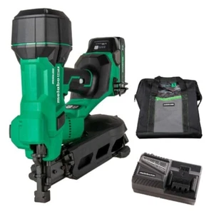 Metabo HPT NV1845DAM 18V MultiVolt Li-Ion CL Coil Roofing Nailer Kit (2 Ah) New - Picture 1 of 11