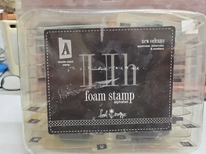 Heidi Swapp Foam Stamps Alphabet - New Orleans - Upper, Lower, Numbers - Bild 1 von 5