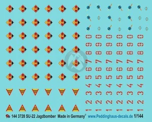 Peddinghaus 1/144 Su-22 Jagdbomber Marcas Alemania Oriental NVA JBG-77 Guerra Fría 3728 - Imagen 1 de 1