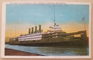 SEEANDBEE (C&B) Starboard bow view at dock. c1930s - Picture 1 of 1