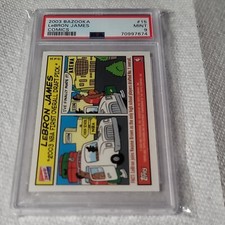 2003-04 Bazooka Comic Lebron James #15 PSA 9
