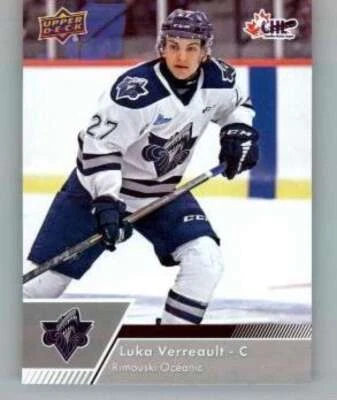 2022-23 Upper Deck CHL #55 Luka Verreault Rimouski Oceanic - Image 1 of 2