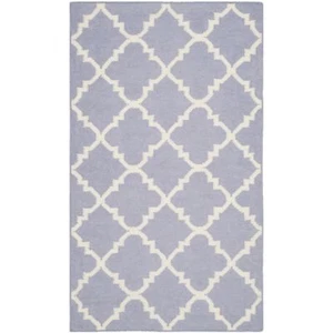 Safavieh Flat weave Wool Purple/ Ivory Area Rug 2' 6 x 4' - Picture 1 of 1