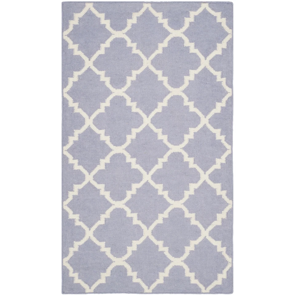 Safavieh Flat weave Wool Purple/ Ivory Area Rug 2' 6 x 4' - Image 1 of 1