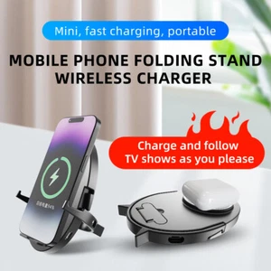 1Pc Wireless Charger Stand Dock Pad For Huawei Apple Xiaomi Samsung Google Pixel - Picture 1 of 13