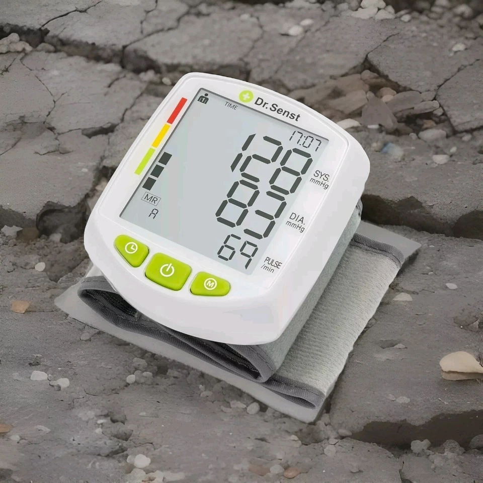 Dr. Senst Blutdruckmessgerät BP880W Handgelenk Blutdruck Puls Messgerät NEU OVP