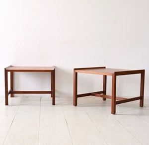 MidCentury Schwedische Teak Couchtische, Vintage Skandinavisches Design, 50er - Bild 1 von 13