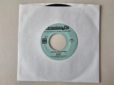 The Sweet/ Quicksilver Messenger Service - Love is like oxygen/ Fresh air 7'' US - Image 1 of 4