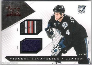 Vincent LeCavalier 2010-11 Panini Luxury Suites 3 Color Stick Jersey #87/100
