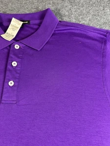 Paul Stuart solides Oxford Performance Polo in Lila Größe M 95 $ - Bild 1 von 7