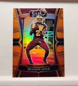 Brandon Aiyuk Orange Prizm #/49 Color Match SSP - 2023 Panini Select DP #64 - Picture 1 of 2