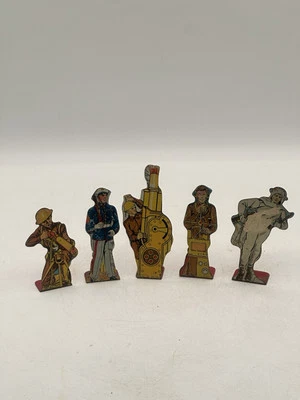 Vintage Marx Tin Number 25 Lithograph WWI US Military Cork Gun Targets 1930’s - Image 1 of 4