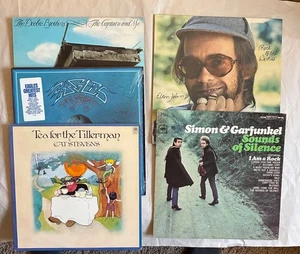 Lot of 5 Vintage Vinyl Records Boomers, Doobies, Simon & G., Eagles, Elton, Cat - Picture 1 of 16