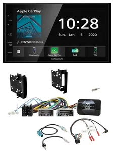 Kenwood Bluetooth Lenkrad DAB USB 2DIN Autoradio für Chrysler Dodge Jeep - Bild 1 von 13