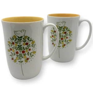 Georg Jensen • Partridge In A Pear Tree • Set of 2 Christmas Mugs - Picture 1 of 3