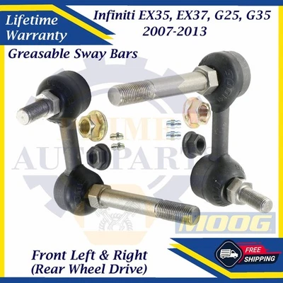 MOOG OEM Front Sway Bars For 2007-2013 Infiniti EX35/EX37/G25/G35 Lifetime Warr. - Image 1 of 4