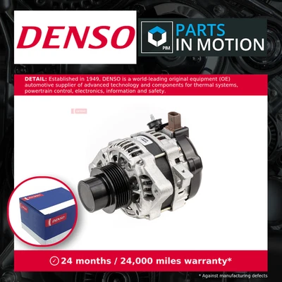 Alternator fits PEUGEOT 108 VTi 1.0 2014 on CFB(1KR) Denso 1612352080 B000912180 - Image 1 of 4