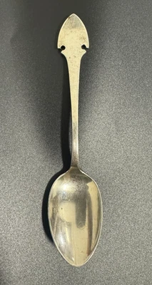 "Cucharadita de plata esterlina siglo XIV de Shreve Co 5 5/8""" Foto 1 de 3