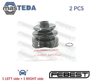 2215-NS27T CV JOINT BOOT KIT PAIR TRANSMISSION SIDED FRONT FEBEST 2PCS NEW - Picture 1 of 6
