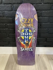 2021 NEW DOGTOWN X OZZY OSBOURNE Purple Stain Shaped Skateboard Deck 10.125" - Bild 1 von 13
