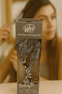 Spazzola bagnata originale districante spazzola per capelli grigio natura ingegnerizzata ultra morbida cepillo - Foto 1 di 7