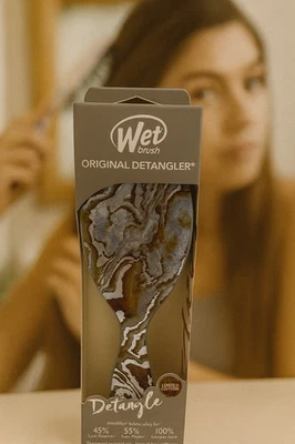 Wet brush Original Detangler Hairbrush Grey Engineered Nature Ultra-soft cepillo - Image 1 of 4