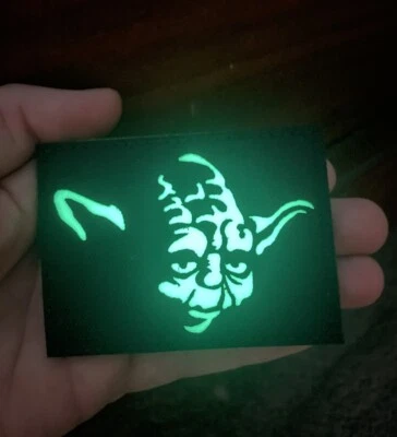 NW TACTICAL GEAR Yoda IR Glow Dark Jedi Master Order High Republic Tactical Morale Patch