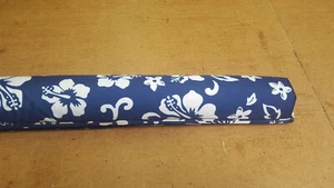 Vitamin Blue 36" Roof Rack Pads - Non Logo Blue Floral (MADE in USA) AERO PADS - Picture 1 of 2