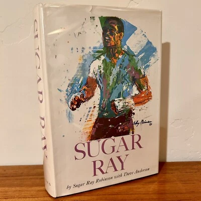 SUGAR RAY / Sugar Ray Robinson / LeRoy Neiman / 1st Ed. 1970 / HCDJ / EXC - Image 1 of 4