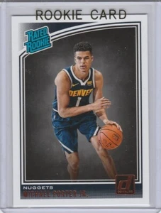 MICHAEL PORTER JR. ROOKIE CARD Denver Nuggets Basketball 2018 Donruss RATED RC! - Picture 1 of 2