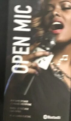 iJoy MICRÓFONO ABIERTO Altavoz Bluetooth y Micrófono Karaoke Hasta 5 Horas de Reproducción NUEVO Foto 1 de 4