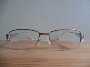 Cazal silber & cremefarbene Halbrandlose Brille 1061 KOL.002 52 16 135 Deutschland  - Bild 1 von 2
