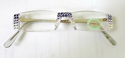 Gafas de lectura Ombre púrpura lectores hechas con finos cristales europeos Foto 1 de 3