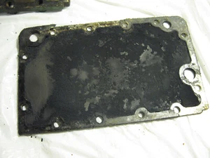 engine plate   1950s Hiawatha 16 hp outboard green 3945-1881 3945-1861 - Picture 1 of 2