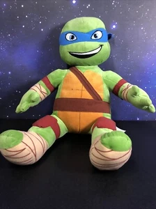 18 inch Build A Bear Leonardo Teenage Mutant Ninja Turtles TMNT Plush Stuffed - Picture 1 of 10