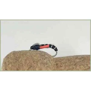 Black Buzzer Trout Fly, 3 Pack Black Biot Buzzers, Choice of Size, Fly Fishing - Picture 1 of 1