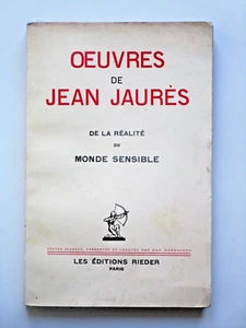 OEuvres de Jean Jaurès - De la réalité du monde sensible (sa thèse principale) - Picture 1 of 12