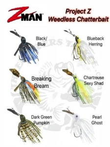 Z-Man Project Z Weedless Chatterbait - Größe & Farbe wählbar - Bild 1 von 8