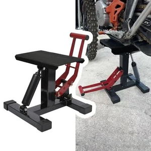 Adjustable Motocross Lift Stand Motorcycle Hydraulic Jack Dirt Bike 330Lbs Tool - Picture 1 of 15