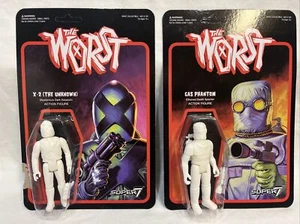 SDCC 2016 EXCLUSIVO SUPER7 REACTION ¡El peor prototipo conjunto de 2 sin usar y sin usar! ¡LEE!¡! - Imagen 1 de 6